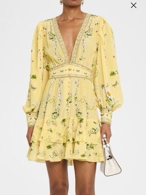 Camilla Daisy Chains Button Front Frill Dress